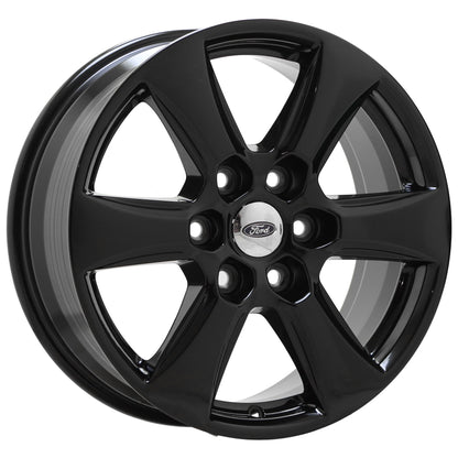 18" Ford F150 Truck Gloss Black wheel rim Factory OEM single 10168