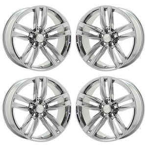 20" Chevrolet Camaro RS Bright Chrome wheels rims Factory OEM set 5761 5762