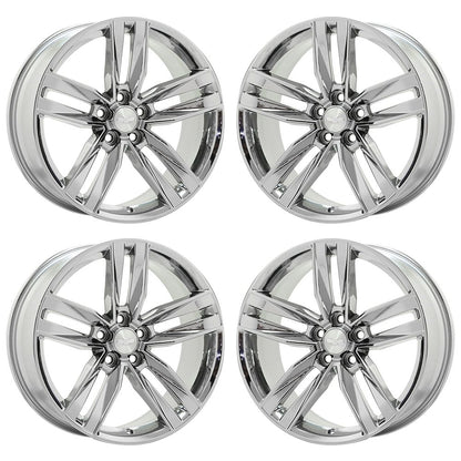 20" Chevrolet Camaro RS Bright Chrome wheels rims Factory OEM set 5762 EXCHANGE