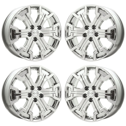 18" Nissan Pathfinder Bright Chrome wheels rims Factory OEM 2019 2020 set 96469