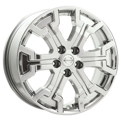 18" Nissan Pathfinder Bright Chrome wheels rims Factory OEM set 96469 EXCHANGE