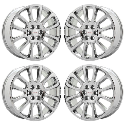20" GMC Acadia Bright Chrome wheels rims Factory OEM set 14003 EXCHANGE