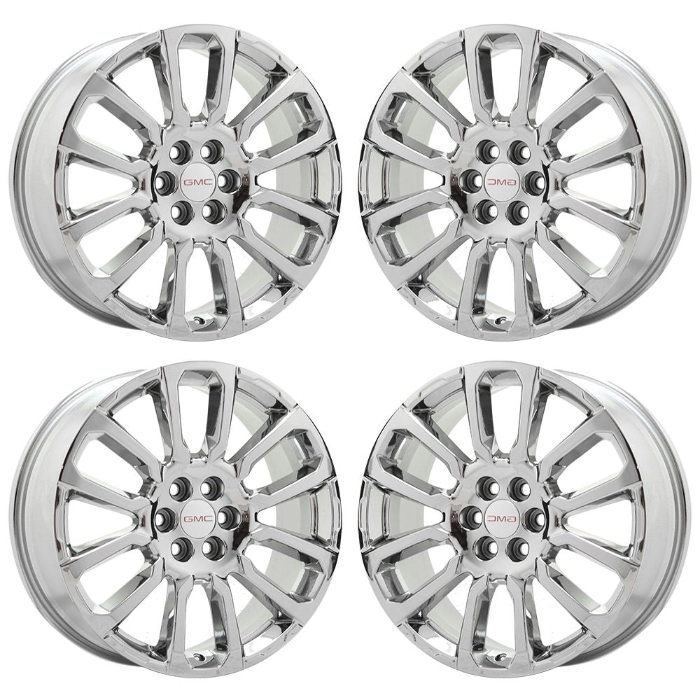 20" GMC Acadia Bright Chrome wheels rims Factory OEM set 14003 EXCHANGE