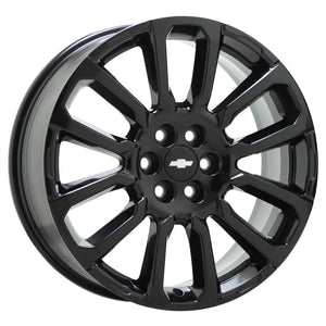 20" Cadillac XT5 XT6 SRX Black Wheels Rims Factory OEM Set 14003