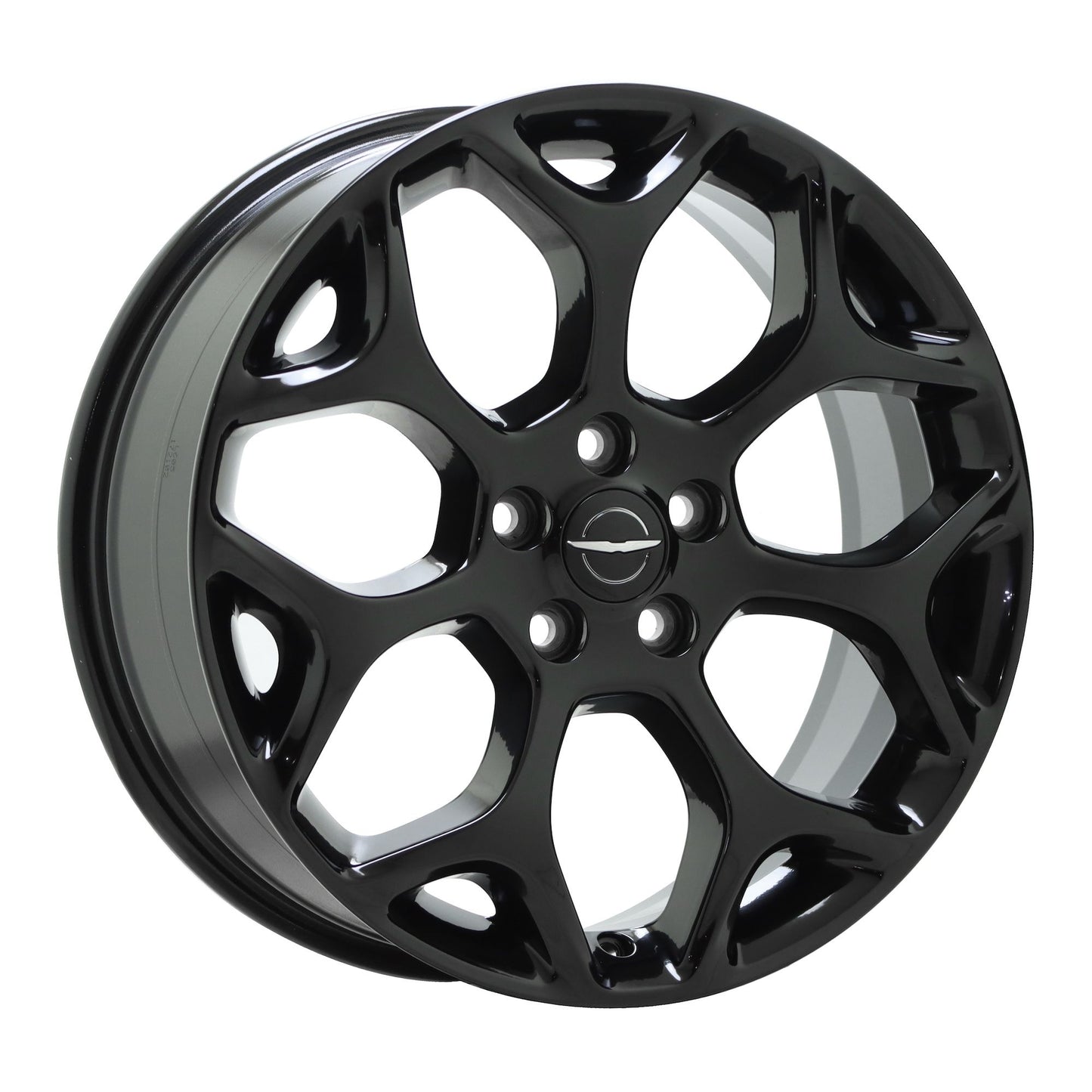 19" Chrysler 300 AWD Gloss Black wheels rims Factory OEM set 4 2537 EXCHANGE