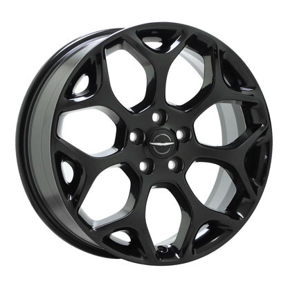 19" Chrysler 300 AWD Gloss Black wheels rims Factory OEM set 4 2537 EXCHANGE