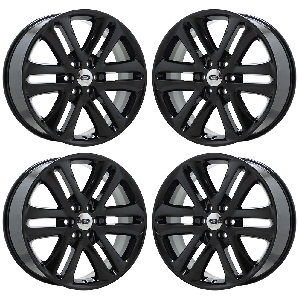 22" Ford F150 Truck Gloss Black wheels rims Factory OEM set 3918