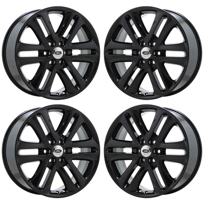 22" Ford F150 Truck Gloss Black wheels rims Factory OEM set 3918