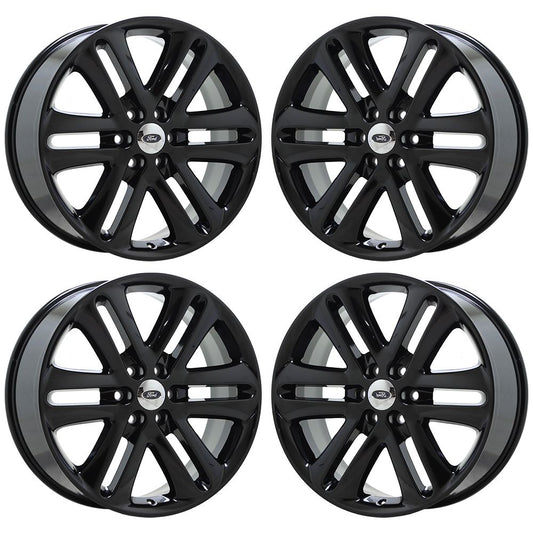 22" Ford F150 Truck Gloss Black wheels rims Factory OEM set 3918