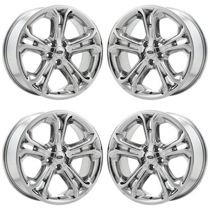 20" Ford Explorer Bright Chrome wheels rims Factory OEM set 4 3860 EXCHANGE