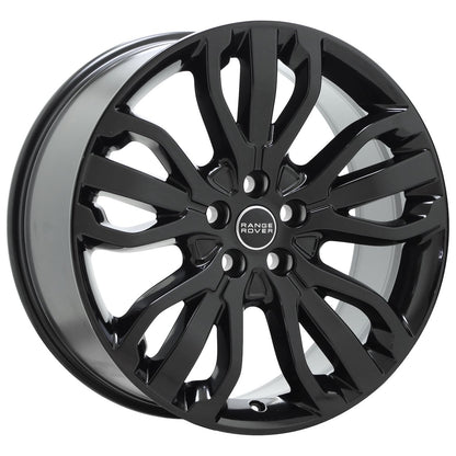 21" Range Rover Sport Discovery Gloss Black wheels rims Factory OEM set 72254