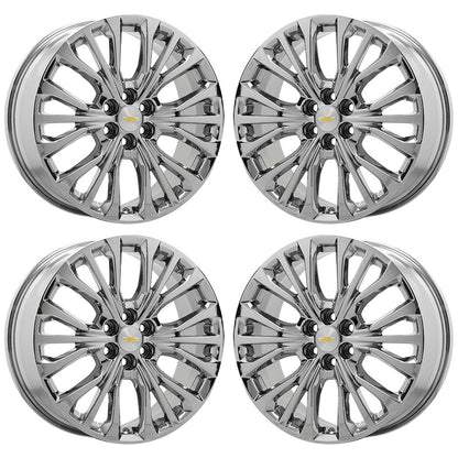 20" Chevrolet Blazer Traverse Acadia Bright Chrome wheels Factory OEM set 5936