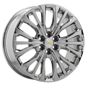 20" Chevrolet Blazer Traverse Acadia PVD Chrome wheels rims Factory OEM Set 5936