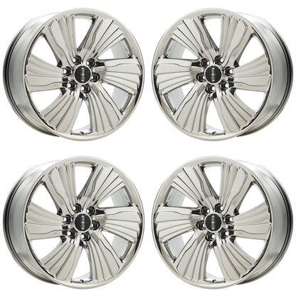 22" Lincoln Navigator Bright Chrome wheels rims Factory OEM set 10176 EXCHANGE
