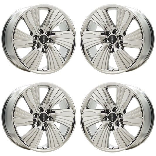 22" Lincoln Navigator Bright Chrome wheels rims Factory OEM set 10176 EXCHANGE