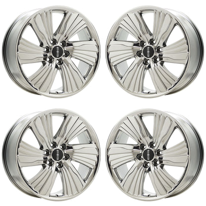 22" Lincoln Navigator Bright Chrome wheels rims Factory OEM set 10176 EXCHANGE