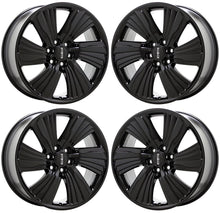 Load image into Gallery viewer, 22&quot; Lincoln Navigator Gloss Black wheels rims Factory OEM set 10176 EXCHANGE
