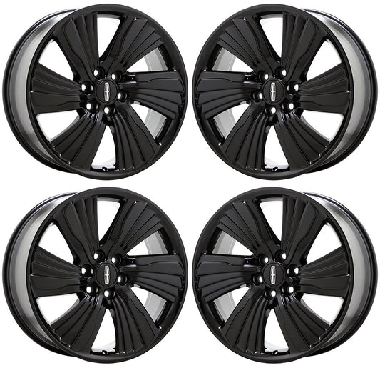 22" Lincoln Navigator Gloss Black wheels rims Factory OEM set 10176 EXCHANGE