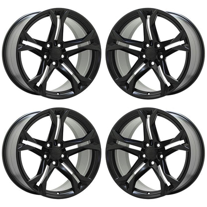 20" Chevrolet Camaro ZL1 Satin Black Wheels Rims Factory OEM 5775 5776 EXCHANGE