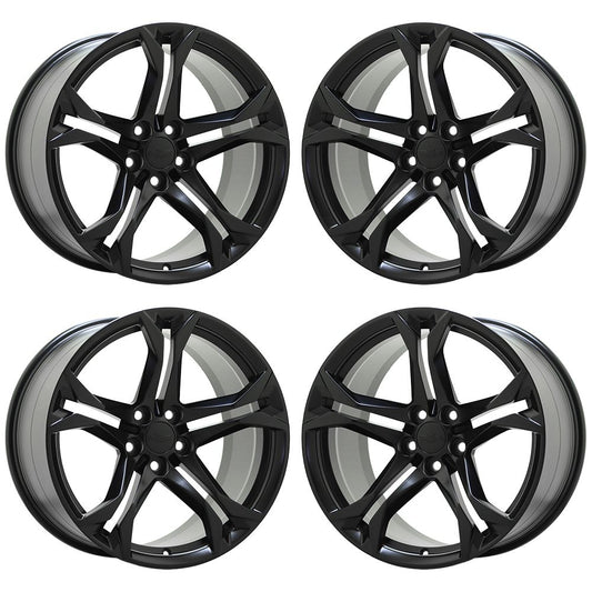 20" Chevrolet Camaro ZL1 Satin Black Wheels Rims Factory OEM 5775 5776 EXCHANGE
