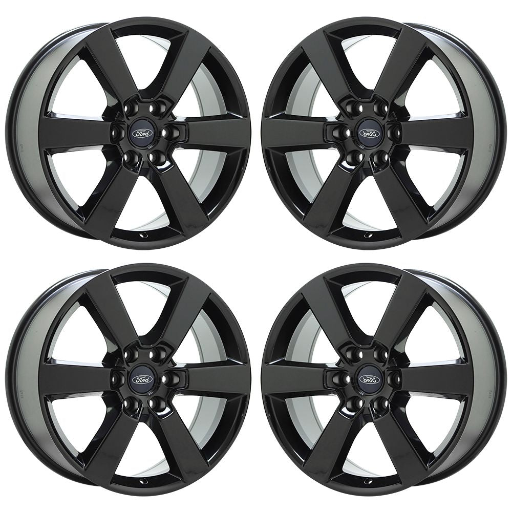 20" Ford F150 Gloss Black wheels rims Factory OEM set 10005 EXCHANGE