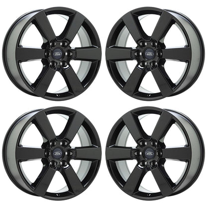 20" Ford F150 Gloss Black wheels rims Factory OEM set 10005 EXCHANGE