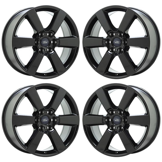 20" Ford F150 Gloss Black wheels rims Factory OEM set 10005 EXCHANGE