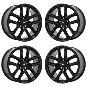 20" Dodge Durango SRT Gloss Black wheels rims Factory OEM set 2664