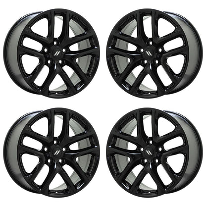 20" Dodge Durango SRT Gloss Black wheels rims Factory OEM set 2664 EXCHANGE