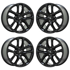 20" Dodge Durango SRT Satin Black wheels rims Factory OEM set 2664 EXCHANGE