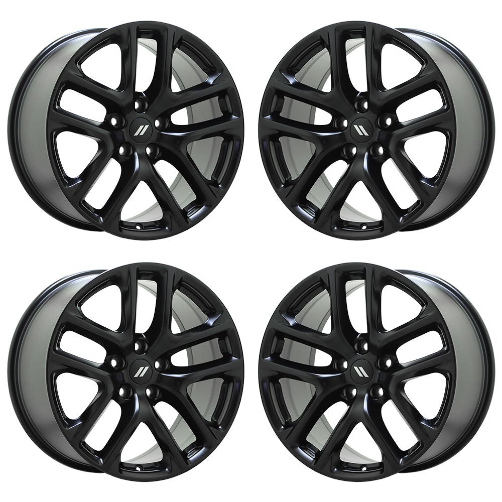 20" Dodge Durango SRT Satin Black wheels rims Factory OEM set 2664 EXCHANGE