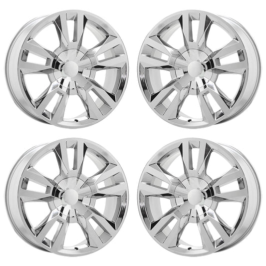 22" Cadillac Escalade Bright Bright Chrome wheels rims set 5821