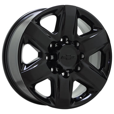 20" Chevrolet Silverado 2500 3500 Gloss Black wheels rims Factory OEM set 5962