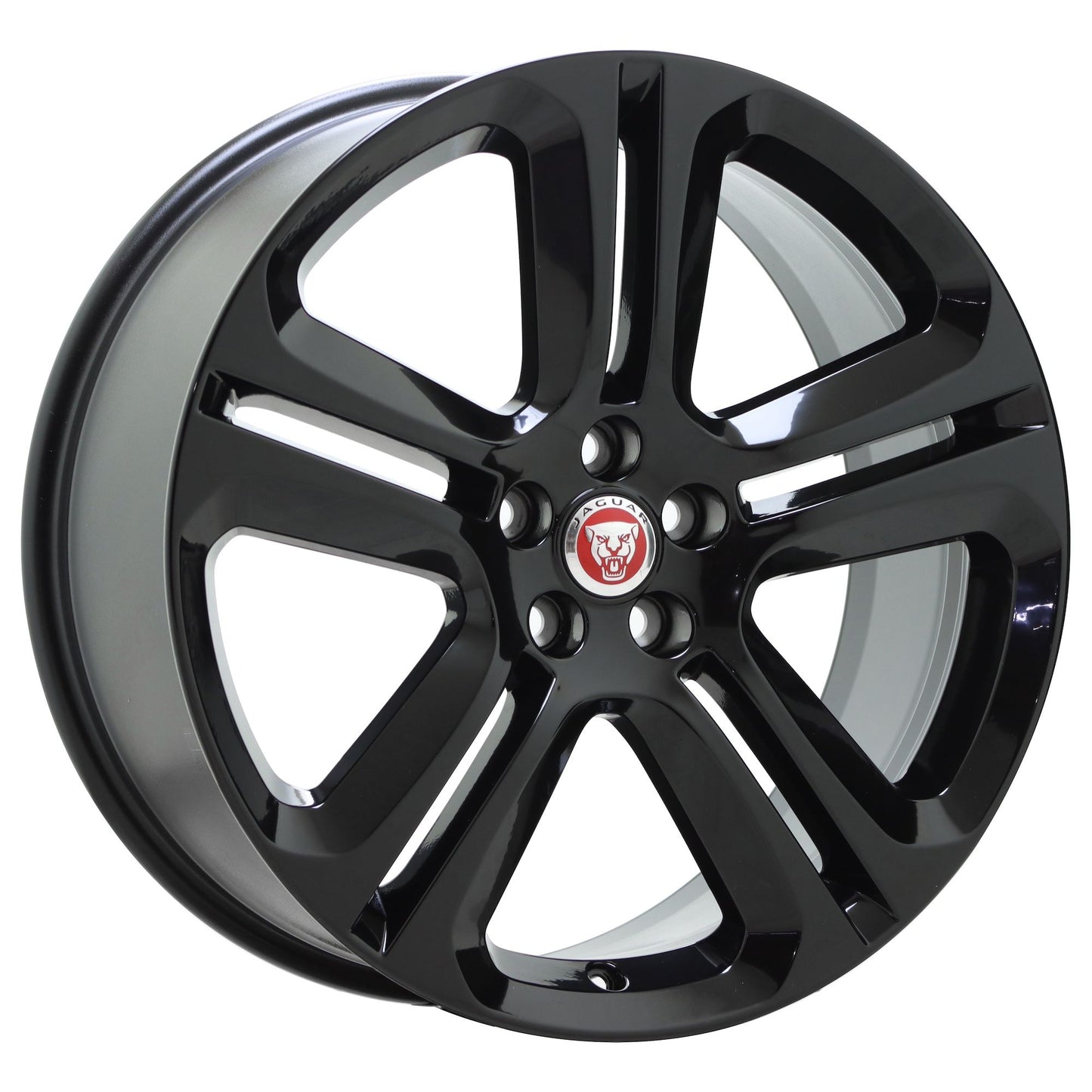 20" Jaguar F-Pace Gloss Black Wheels Rims Factory OEM Set 59976 EXCHANGE