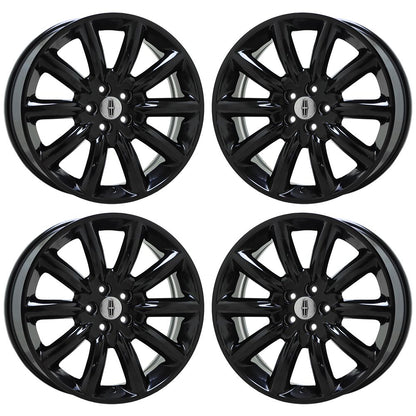 20" Lincoln MKT MKX Gloss Black wheels rims Factory OEM set 3825