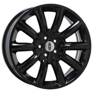 20" Lincoln MKT MKX Gloss Black wheels rims Factory OEM set 3825 EXCHANGE