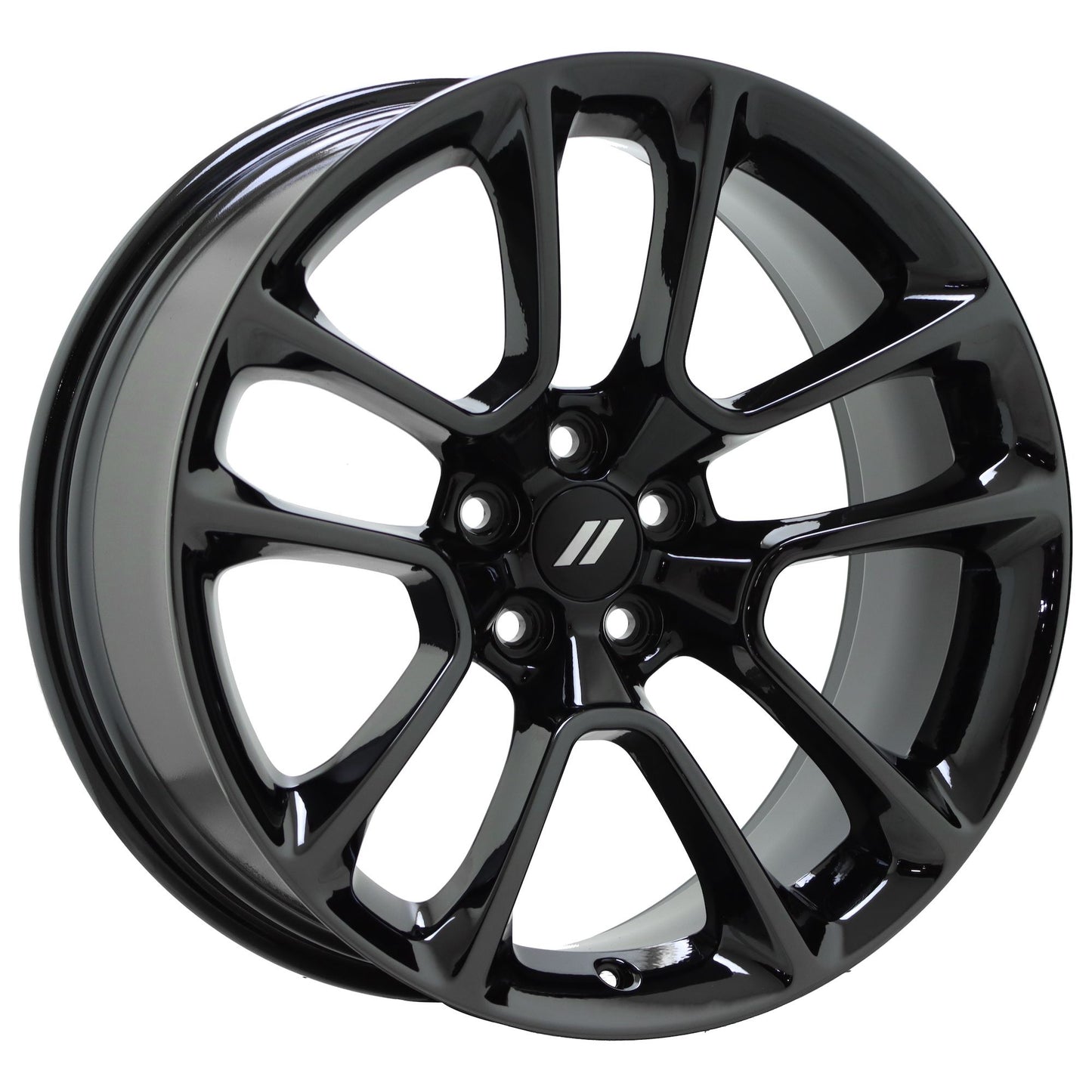 20" Dodge Charger Challenger Scat Pack Black Chrome wheels Factory OEM set 2713