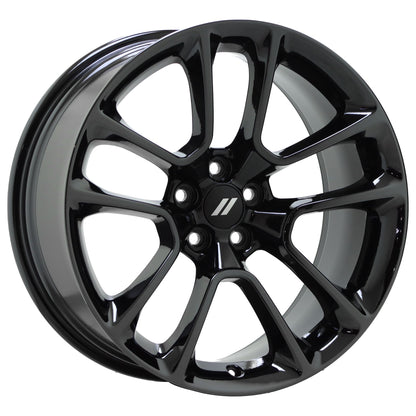 20" Dodge Charger Challenger Scat Pack Black Chrome wheels Factory OEM set 2713