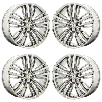 20" Lincoln MKC Bright Chrome wheels rims Factory OEM set 10022 EXCHANGE