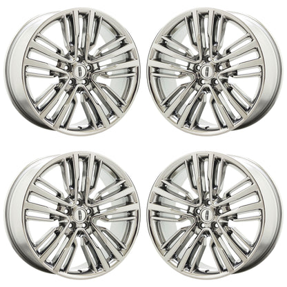 20" Lincoln MKC Bright Chrome wheels rims Factory OEM set 10022