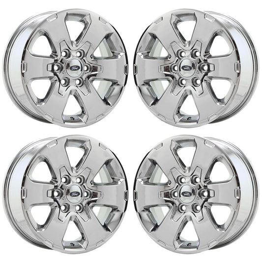 18" Ford F150 FX2 FX4 Truck Bright Chrome wheels rims Factory OEM set 3832