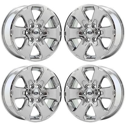 18" Ford F150 FX2 FX4 Truck Bright Chrome wheels rims Factory OEM set 3832