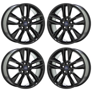 EXCHANGE 18" Ford Edge Black wheels rims Factory OEM set 10043