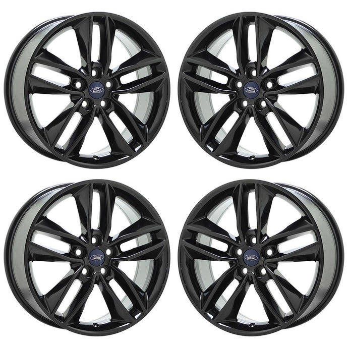 Ford Premium Factory OEM Wheels Rims Stock Replacement Chrome Black ...