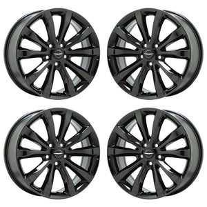 19" Chrysler 300 AWD PVD Black Chrome wheels rims Factory OEM set 4 2538