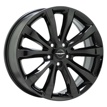 19" Chrysler 300 AWD Black Chrome wheels rims Factory OEM set 4 2538