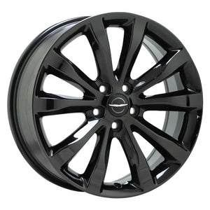 19" Chrysler 300 AWD PVD Black Chrome wheels rims Factory OEM set 4 2538