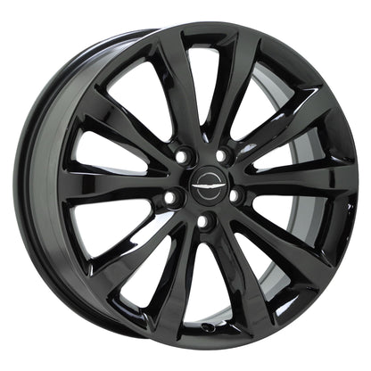 19" Chrysler 300 AWD Black Chrome wheels rims Factory OEM set 4 2538