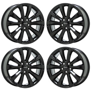 19" Chrysler 300 AWD PVD Black wheels rims Factory set 4 2538