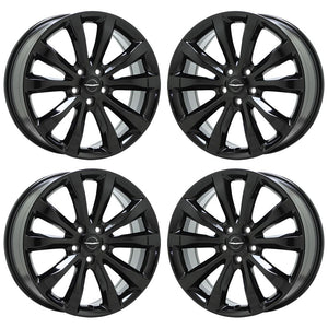 19" Chrysler 300 AWD Gloss Black wheels rims Factory set 4 2538 EXCHANGE